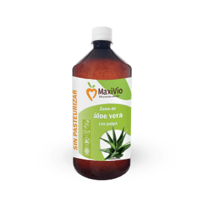 Zumo de Aloe Vera con Pulpa 1 litro Premium sin pasteurizar
