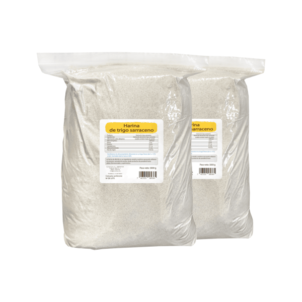 Harina de trigo sarraceno 10 kg sin gluten