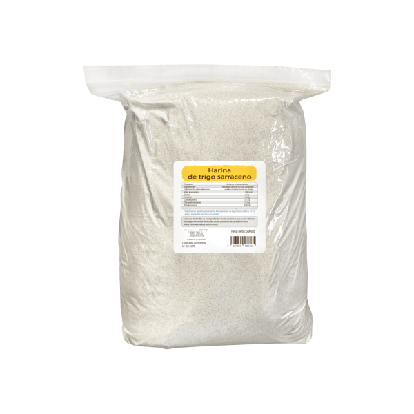 Harina de trigo sarraceno 5 kg sin gluten